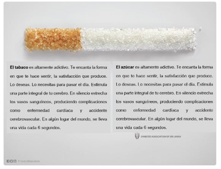 Anuncio de la asociaciĂłn de diabetes de Sri Lanka.
